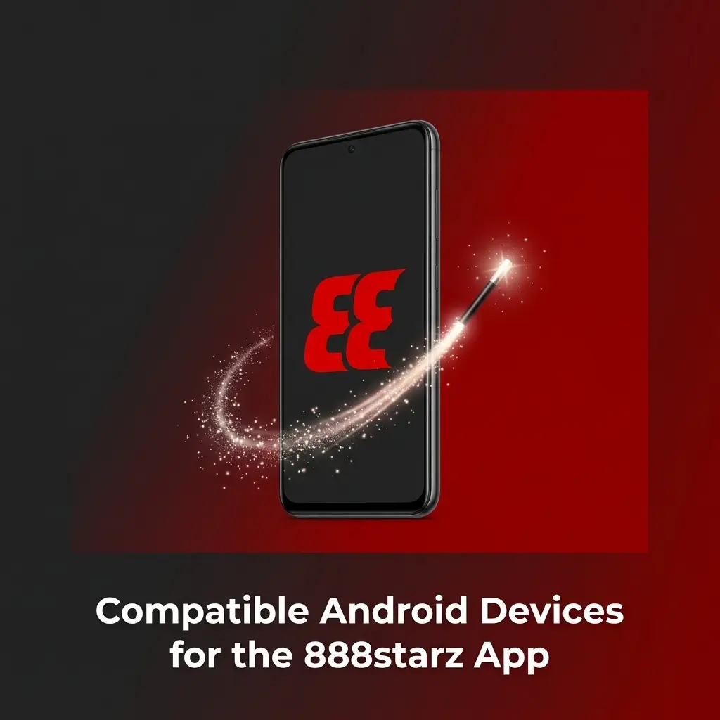 Compatible Android devices for 888starz app including Samsung, Xiaomi, OPPO, Vivo, Huawei, and OnePlus models